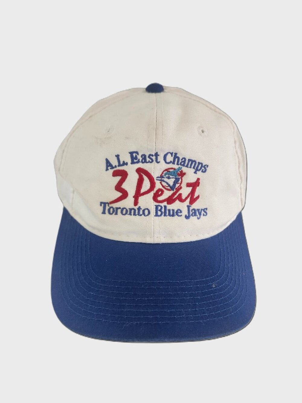 Vintage 1993 Toronto Blue Jays “A.L. East Champs 3‑Peat” Hat – The Game – Rare M